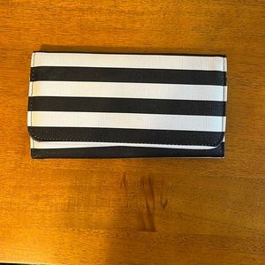 Black & White striped Wallet